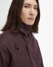 Spey Slim Waxed Jacket Bordeaux