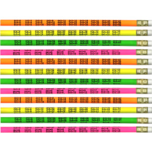 Multiplication Pencils, Pack of 12