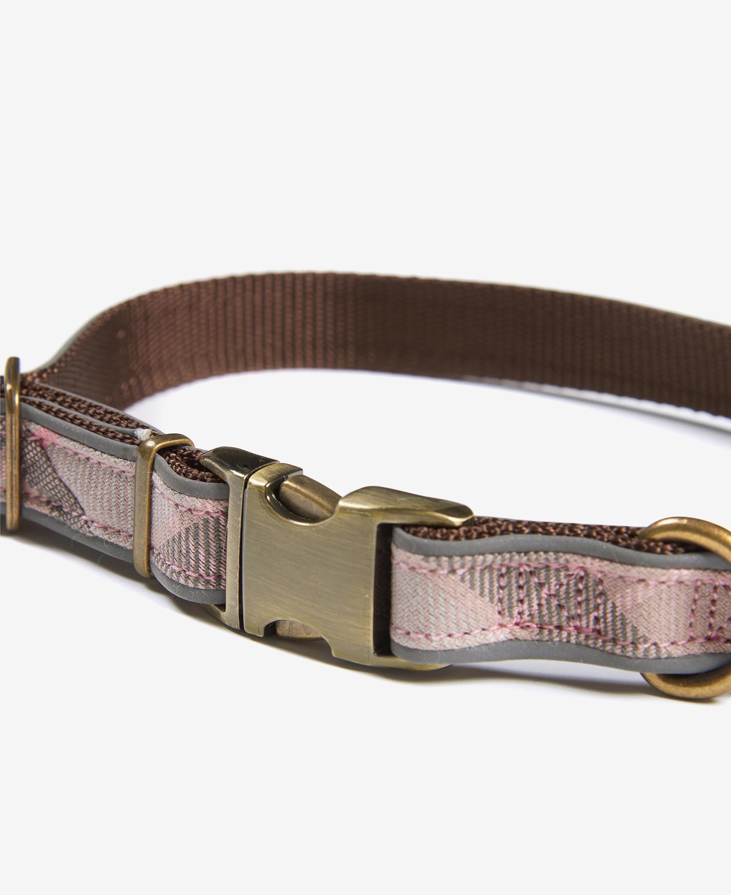 Reflective Tartan Dog Collar image number 3
