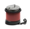 7-quart 230-volt Mirage® countertop induction rethermalizer in red with UK plug