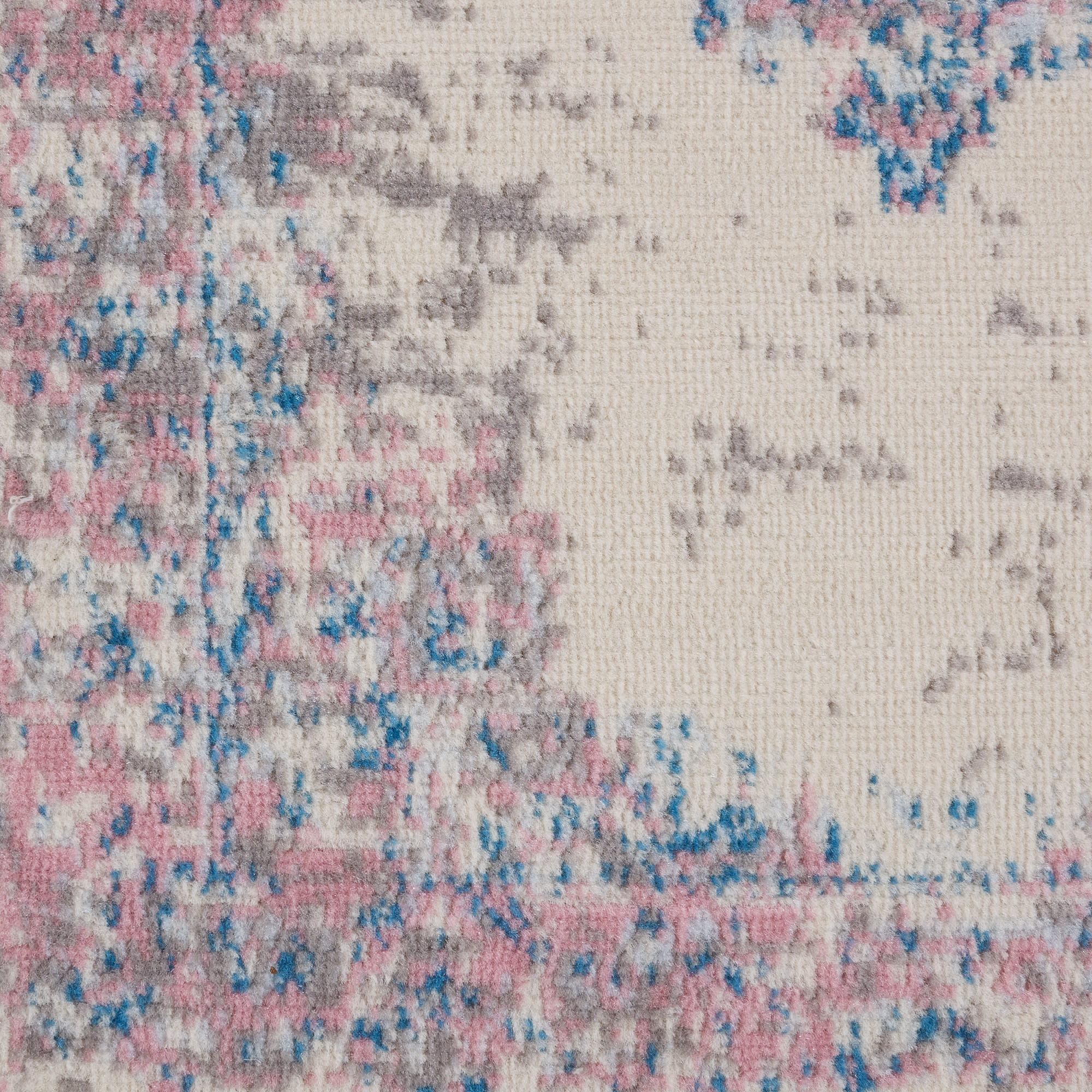 Nourison Grafix 2'3" x 7'6" Ivory Pink Vintage Indoor Rug