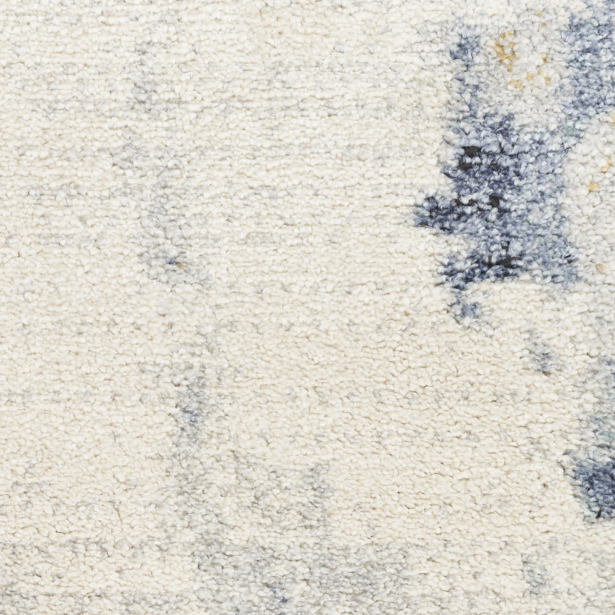 Nourison Motion 5'3" x 7' Ivory Blue Modern Indoor Rug