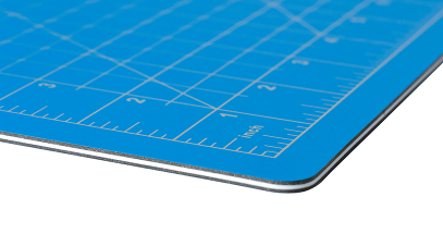 1/8" PVC construction protects work surfaces from scratches, dents, and messes.