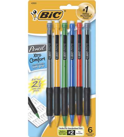 BIC® Xtra Comfort Mechanical Pencil, .7 mm