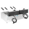 Double-well 120-volt 10-lb standard-duty Cayenne® countertop deep fryer