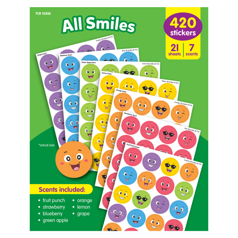 All Smiles Smelly Stickers Variety Pack