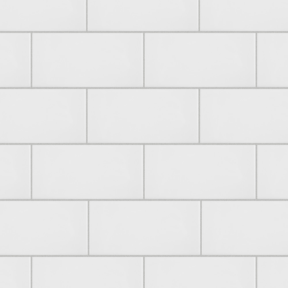 Sample - Park Slope Subway Glossy White Ceramic Wall Tile | Merola Tile