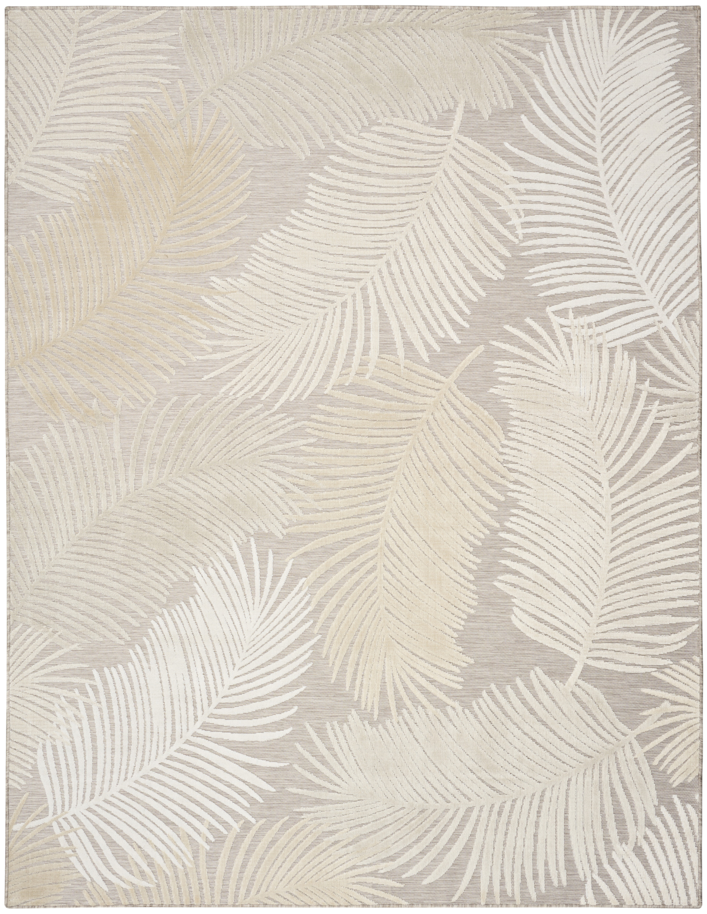 Nourison Suncoast 9' x 12' Beige Tropical Rug