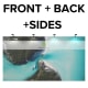 Flat Front, Sides & Back Graphic