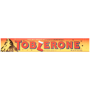 TOBLERONE Swiss Milk Chocolate with Honey & Almond Nougat, Holiday Chocolate, 7.05 oz Bar