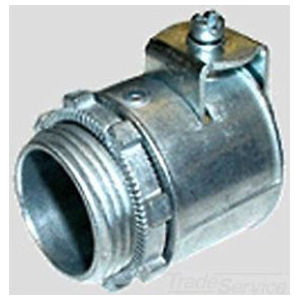 Connector, Zinc Die Cast, Armored Cable/Flexible Metallic Conduit, 1/2 in.