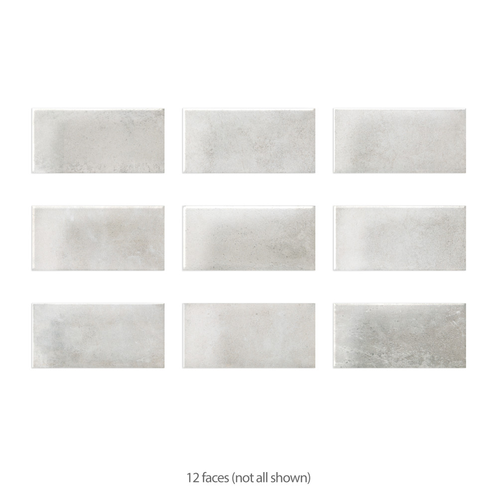 Camden Grey 4 in. x 8 in. Ceramic Wall Tile