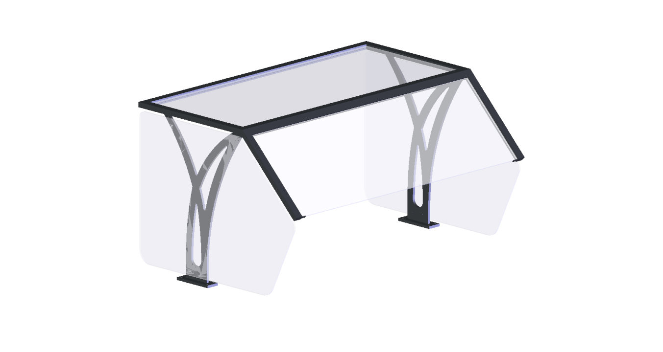 NSF Progressive Single Sided Buffet Breath Guard with shelf