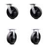 Caster 8 Inch Polyolefin Swivel Fixed
