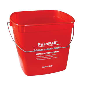 Impact, PuraPail™, "Sanitzing", 6qt, Pail, Red