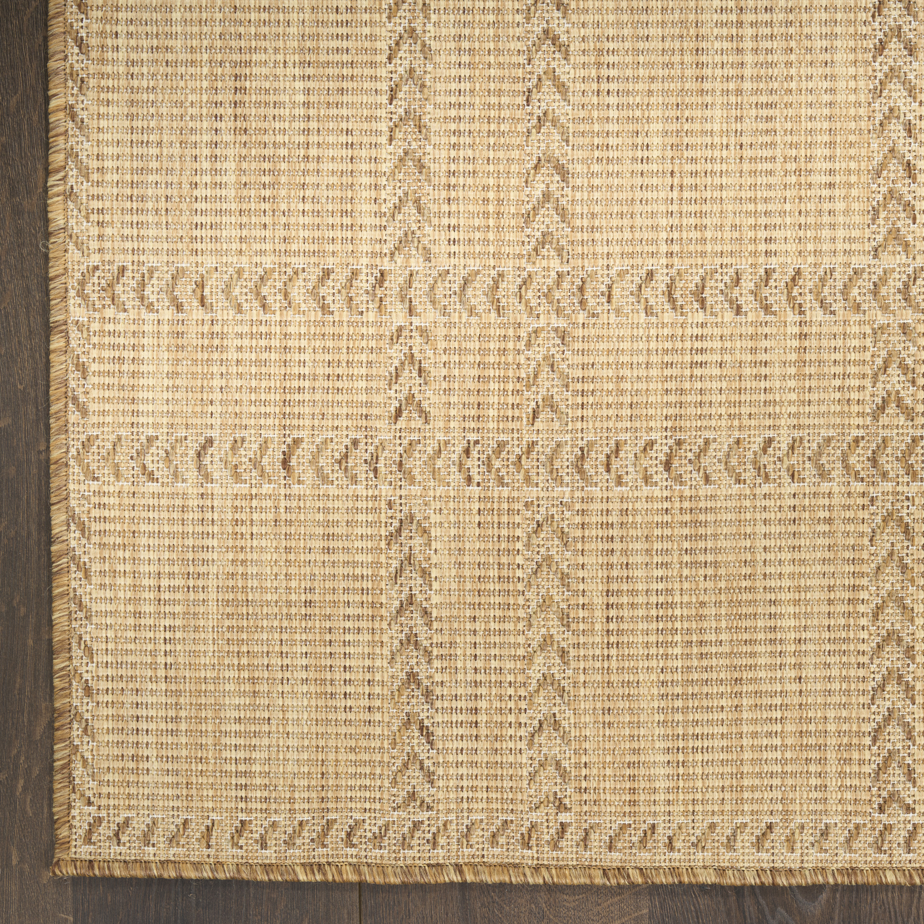 Nourison Horizon Indoor/Outdoor 9' x 12' Natural Modern Rug