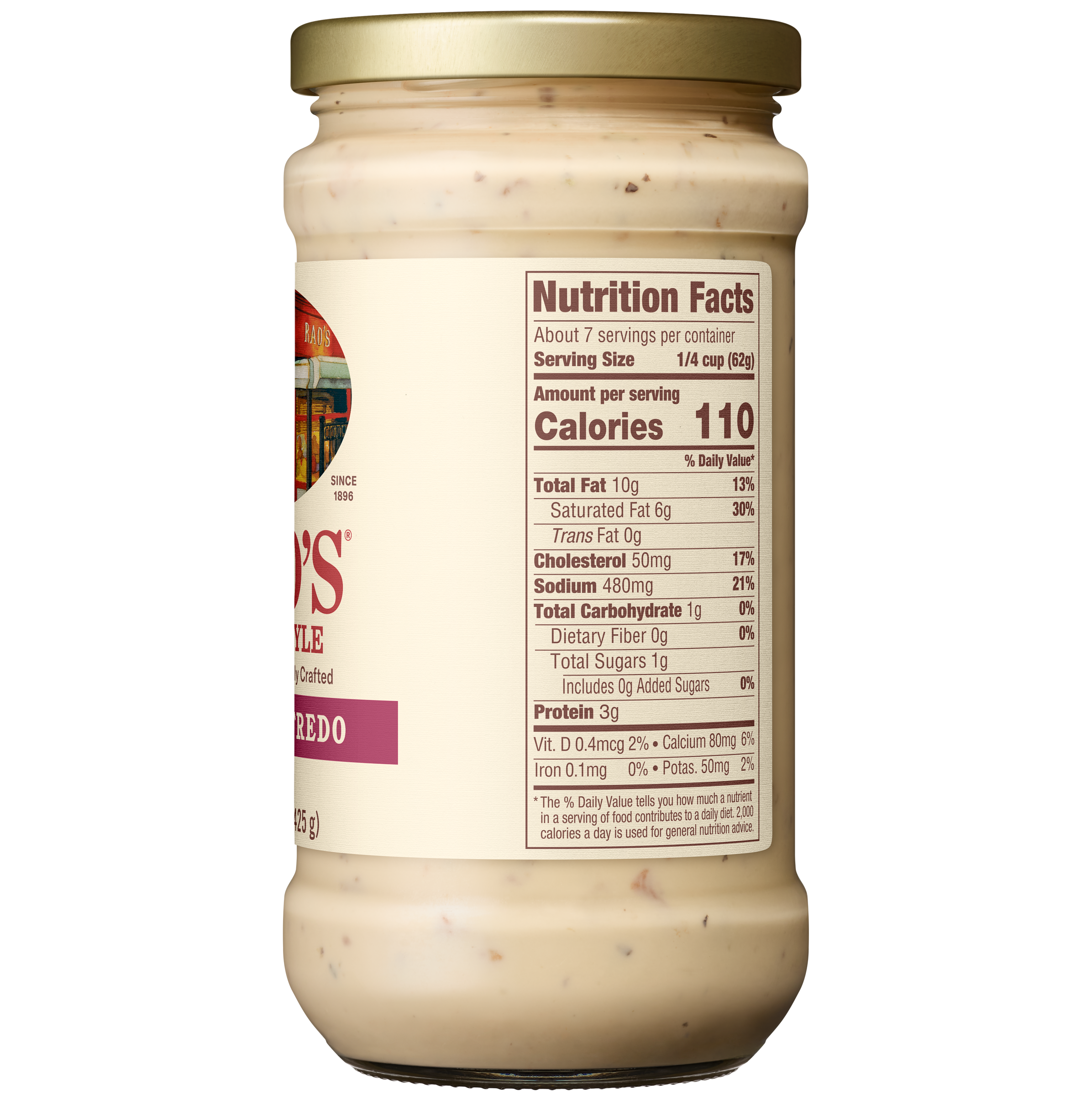 Bacon Alfredo Sauce, 15 oz - Right Image