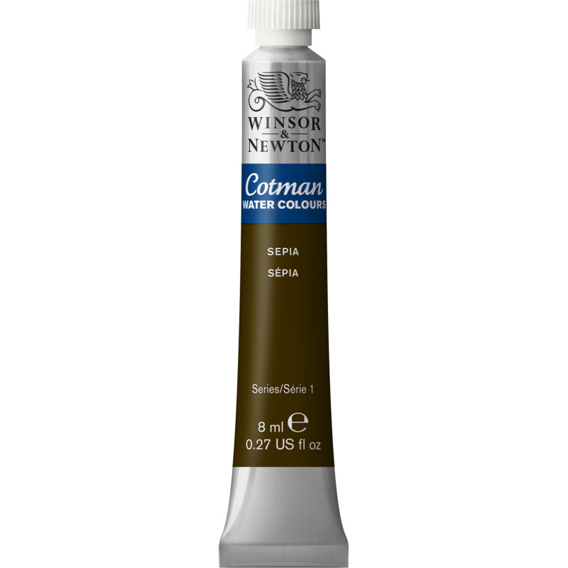 Cotman Watercolor Paint, 8 mL Tube, Sepia