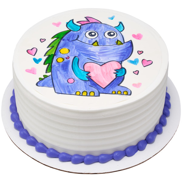 Paintable Monster Hugs PhotoCake® Edible Image®