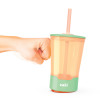 Zak Hydration 16 ounce Mighty Mug Tumbler with Straw, Apricot image