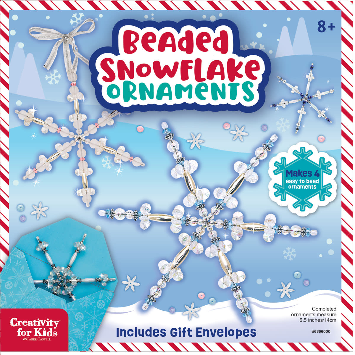 Beaded Snowflake Ornament Kit | Faber-Castell Creativity for Kids
