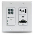 HDMI (2 input) Plus VGA Switcher Control and HDBaseT Output (100 m) Decora Wall Plate