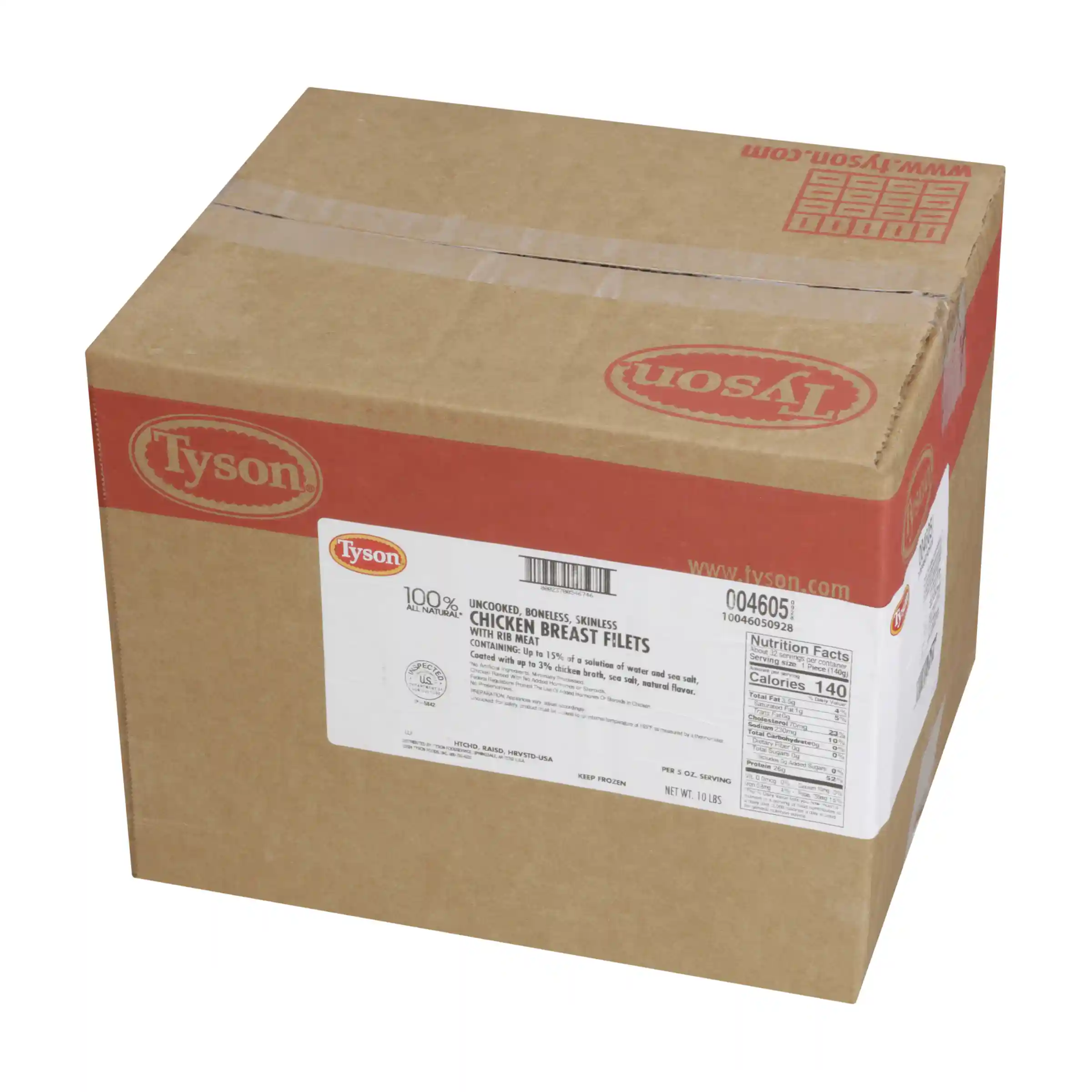 Tyson® All Natural* IF Unbreaded Boneless Skinless Chicken Breast Filets, 5 oz._image_5
