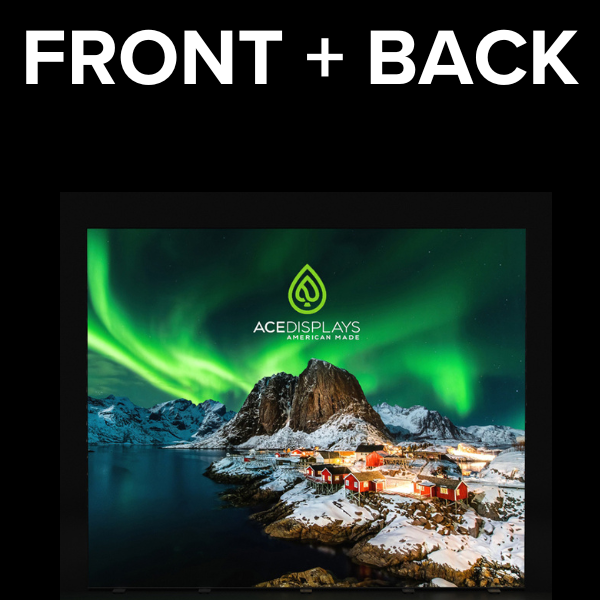 Front & Back Backlit Graphic Kit