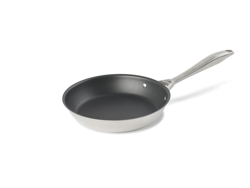 12 ½-inch Intrigue® stainless steel frying pan with Ceramiguard® II nonstick coating