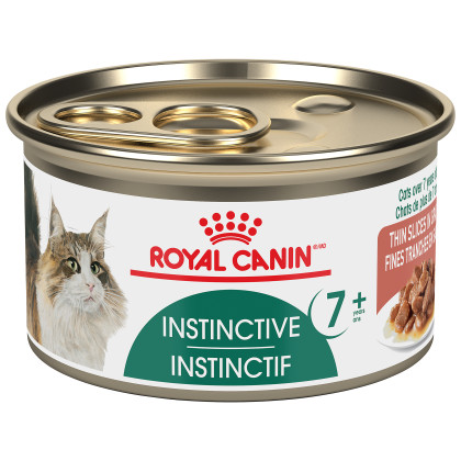 Royal Canin Feline Health Nutrition Instinctive 7+ Thin Slices In Gravy Canned Cat Food