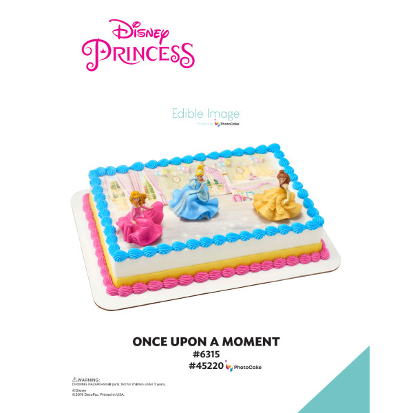 Disney Princess Once Upon a Moment The Magic of Cakes® PhotoCake® Enhanced Background Page