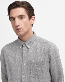 Linton Tailored Long-Sleeved Shirt Olive
