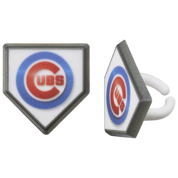 MLB® Home Plate Team Logo Cupcake Rings