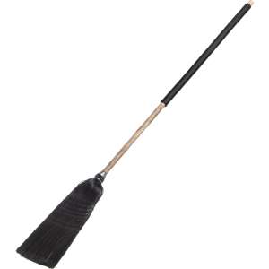 Carlisle, Flo-Pac, 12in, Warehouse/Janitor Corn Broom 57in Overall, Synthetic Bristles, Black