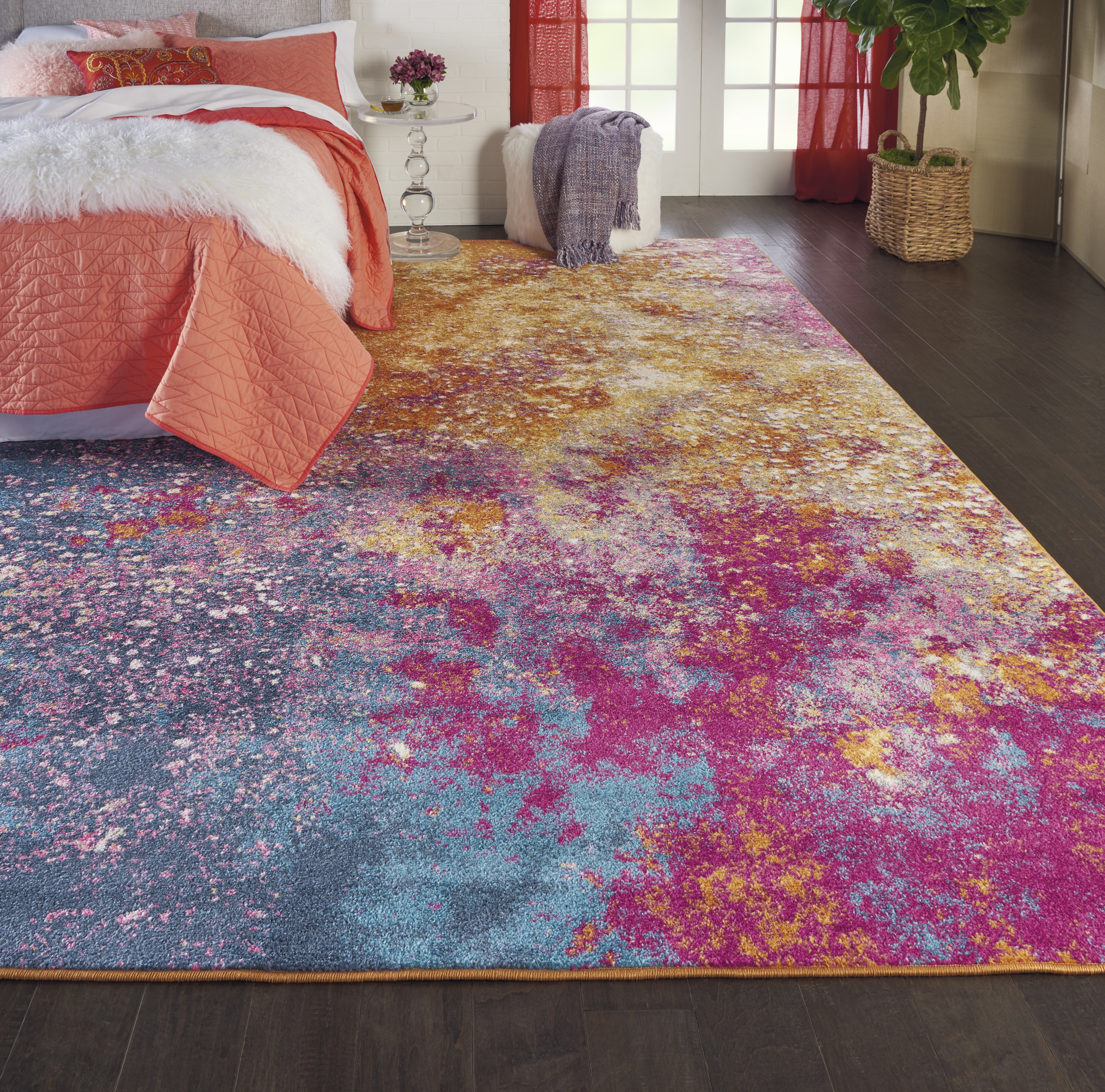 Nourison Passion 9' x 12' Sunburst Modern Indoor Rug