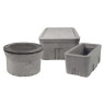 Christy® Utility Load Box Underground Enclosure Reinforced Concrete (Body) Steel (Cover) 30 x 48 12 in. D Blank