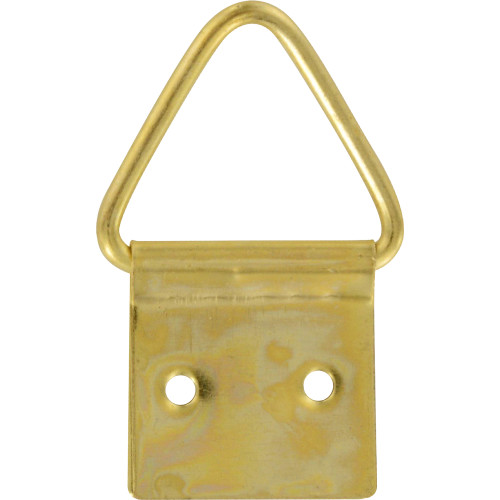 Hillman Large Brass Triangle Ring Hanger