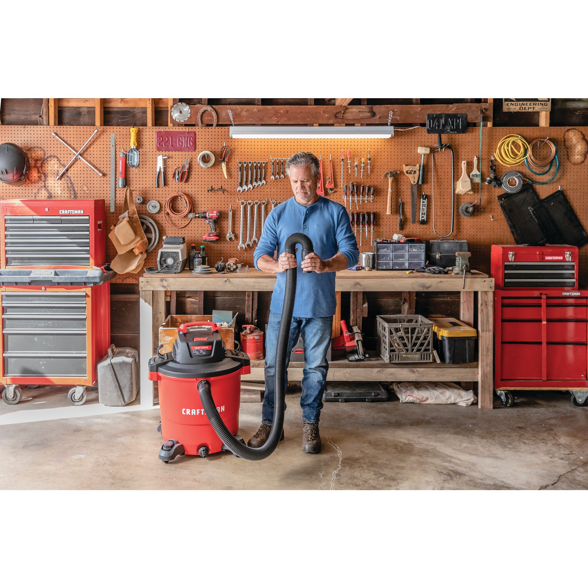 View of CRAFTSMAN Accessories: Vacuums  being used by consumer