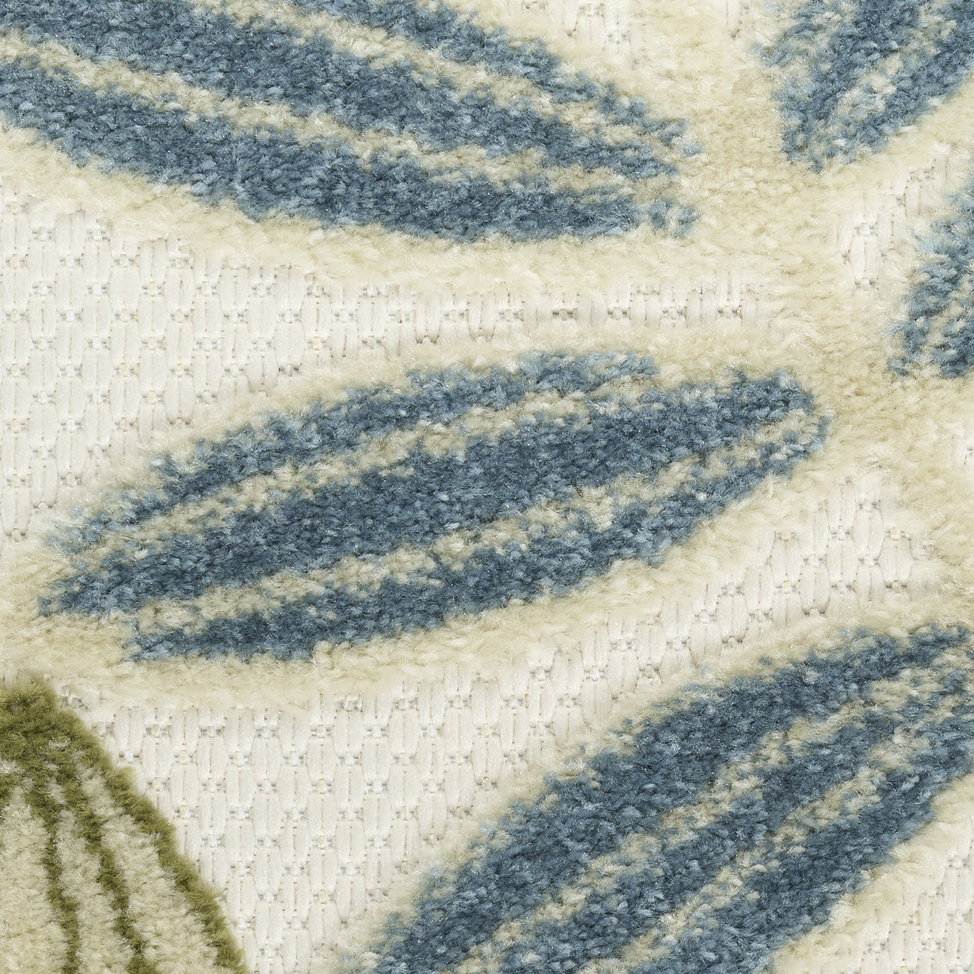 Nourison Aloha 7'10" x 10'6" Ivory Rose Modern Rug