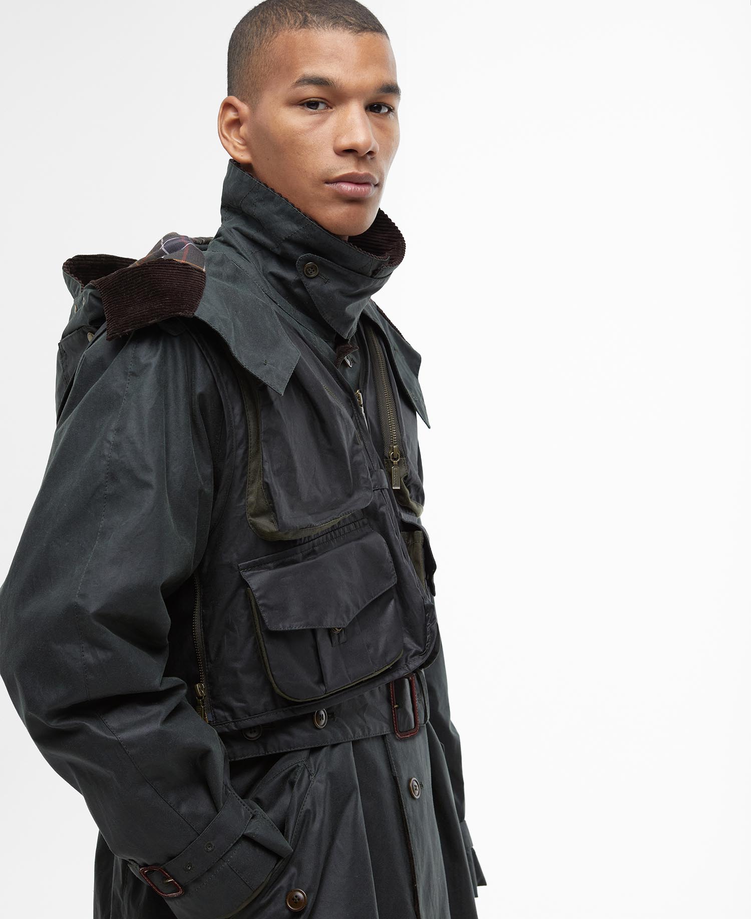 Barbour x TO KI TO Gewachster Reitmantel image number 3