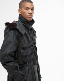 Barbour x TO KI TO Gewachster Reitmantel 