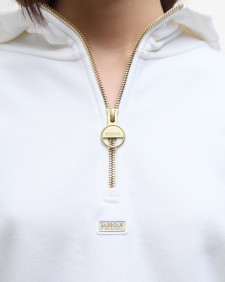 Priya Half-Zip Hoodie Neutral