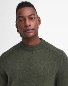 Grangetown Crew Neck Jumper Mid Olive