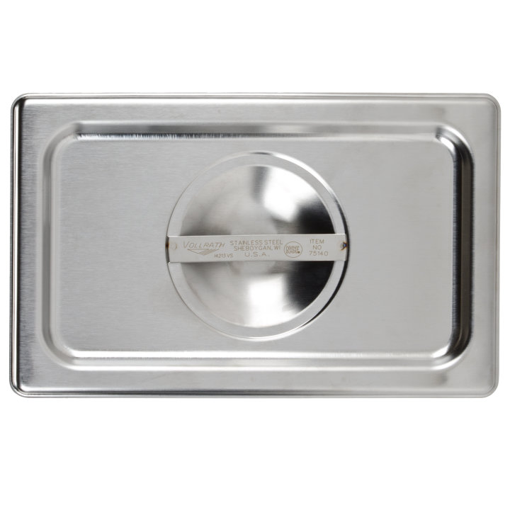 Fourth-size Super Pan V® solid stainless steel cover