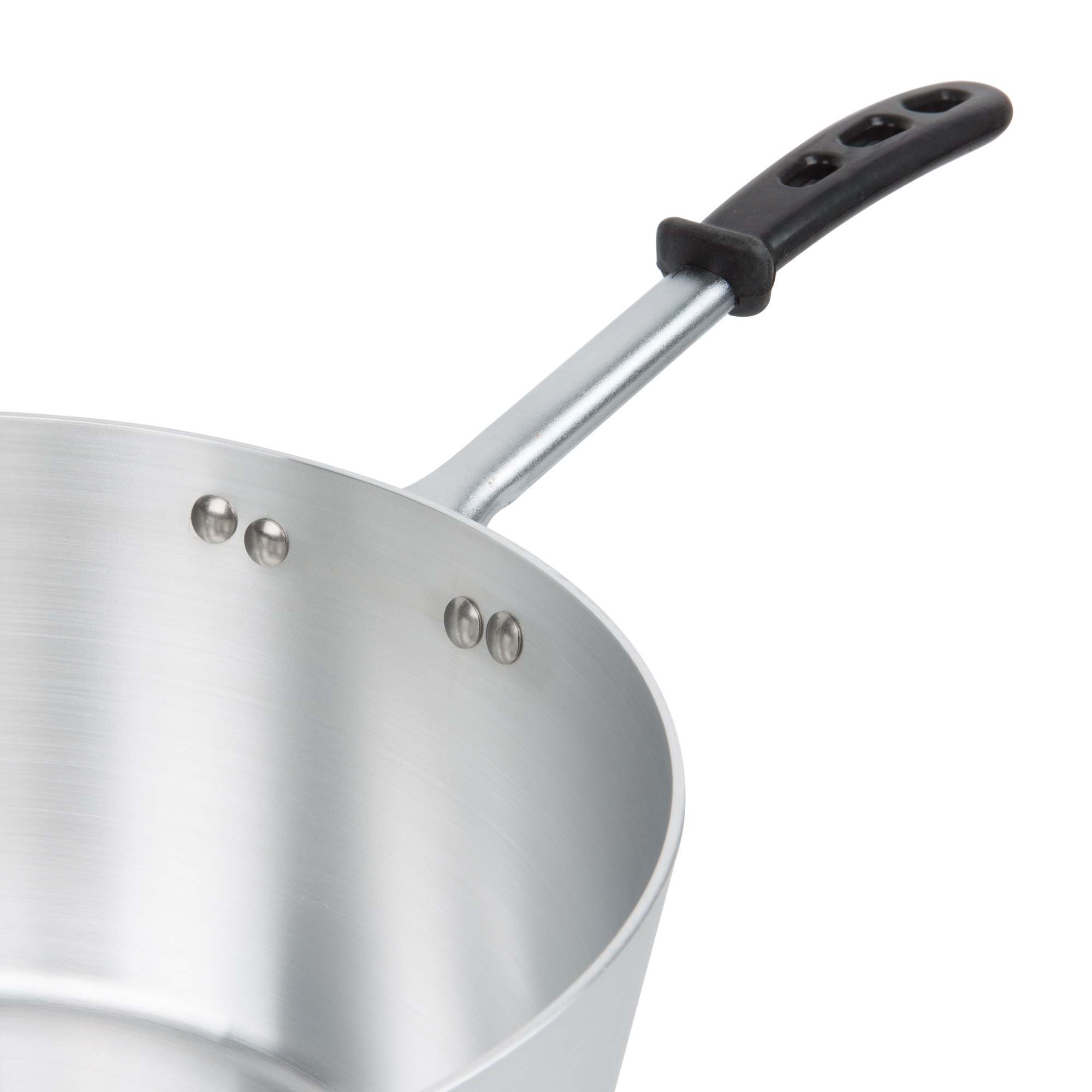 10quart WearEver® tapered saucepan with natural finish, silicone