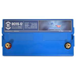 Fullriver Battery, DC115-12 Premium Deep Cycle AGM Battery