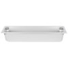 Half-size 4-inch-deep Super Pan® heavy-duty stainless steel steam table pan with flat corners