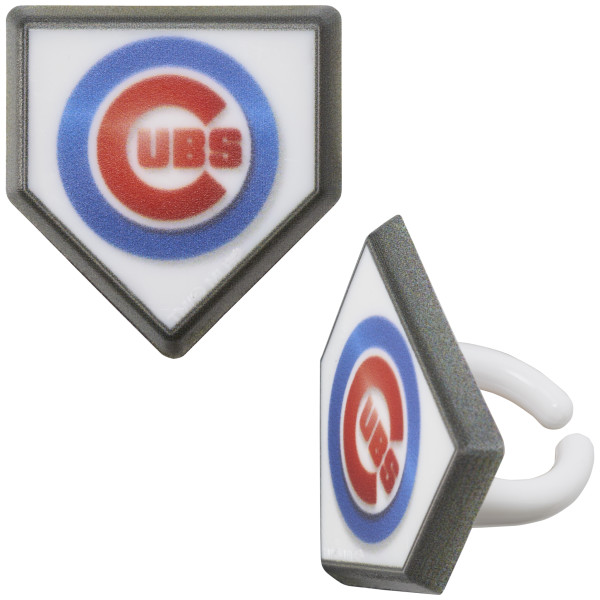 MLB® Home Plate Team Logo Cupcake Rings
