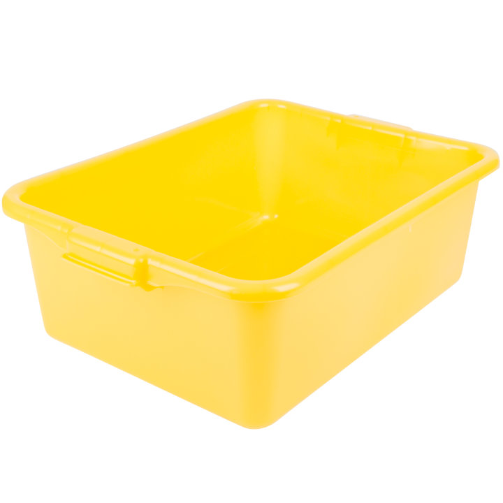 7-inch-deep Traex® Color Mate™ food storage box in yellow