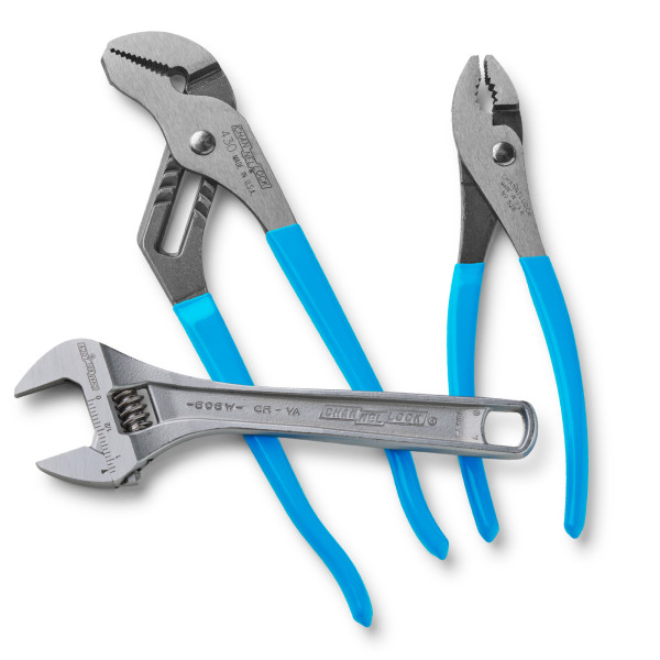 GS-20 3 Pc Plier Set: 430, 528, 808W, Poly-Bagged